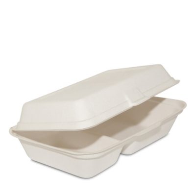 1000ml Two Compartment Sugarcane Takeaway Box – 50/500 units – L & B ...